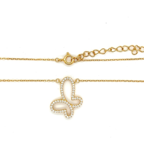 Butterfly Pendant Necklace - Picture 3 of 3